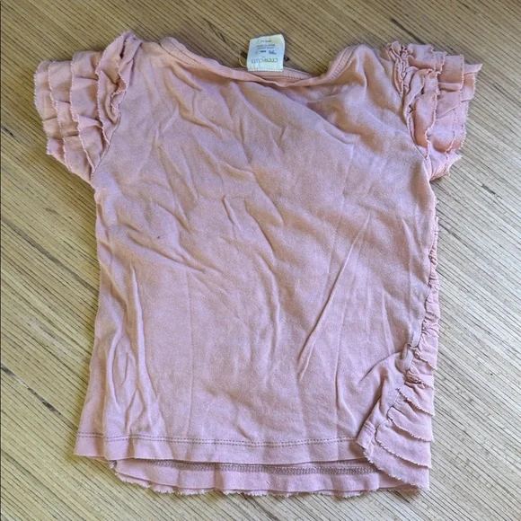 Crewcuts Pink Ruffled Tee - Picture 3 of 3